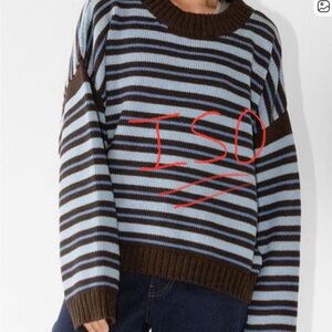 ISO James Street Co. Blake Striped Sweater